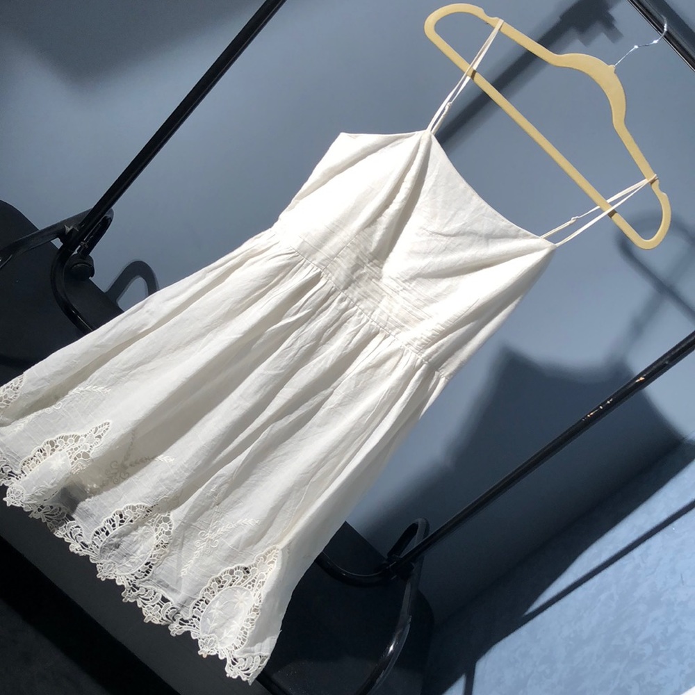 White dress.